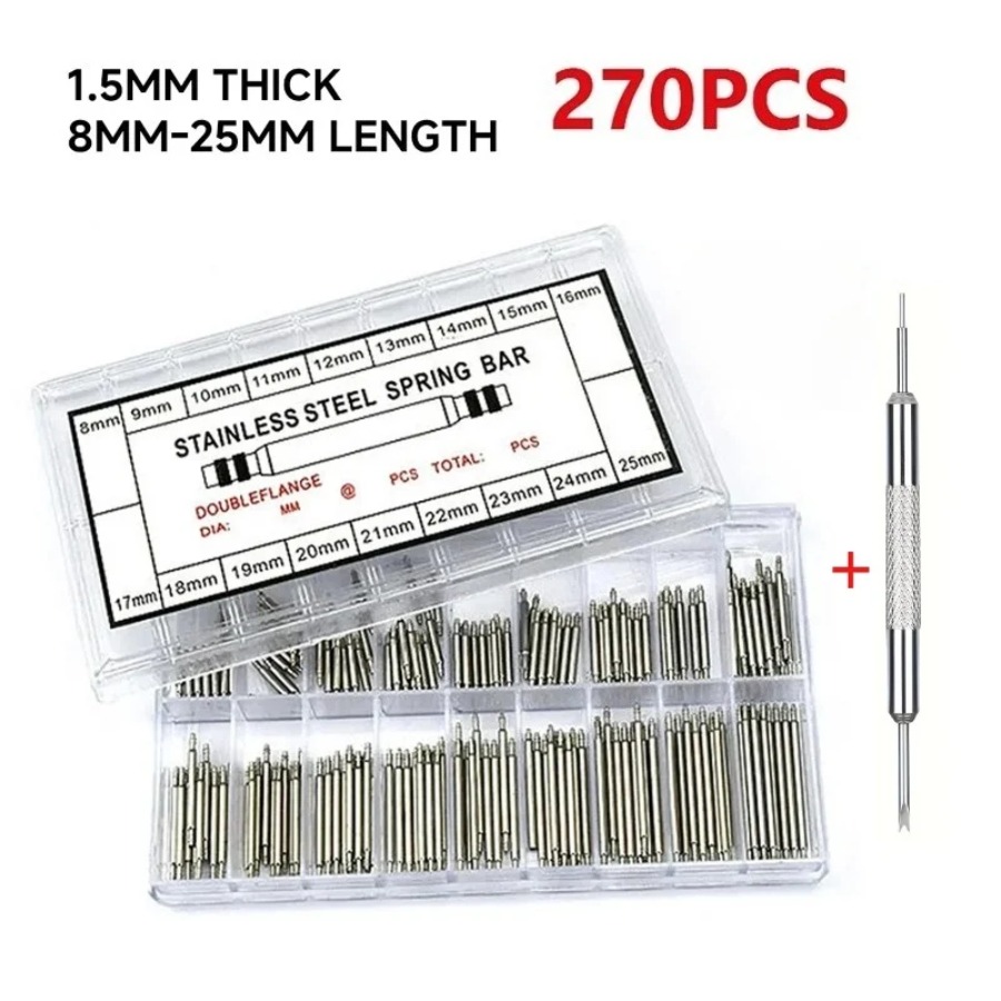 270pcs/Box Strainless Steel Sp - Spring Bar Tool Set 评论和价格