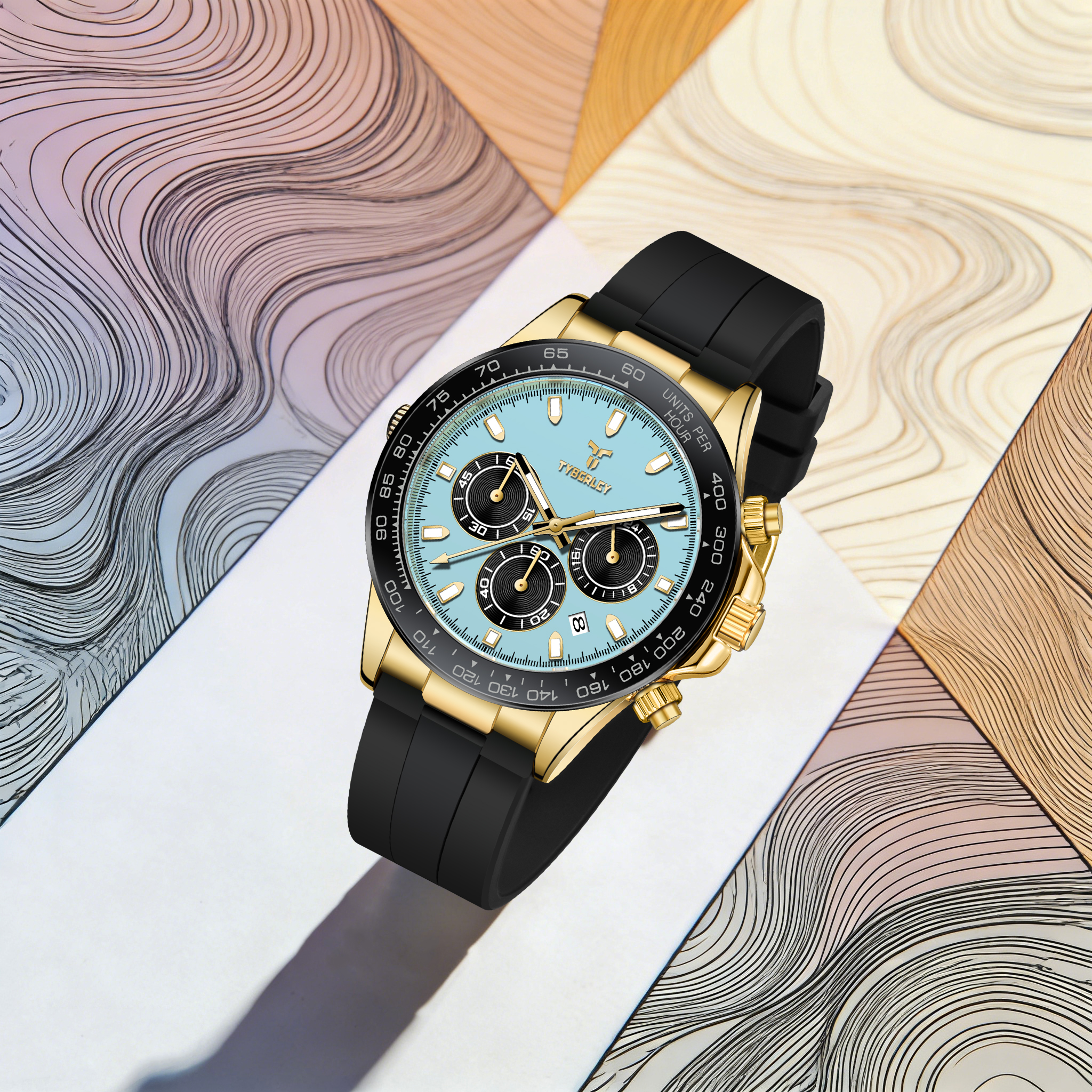 TYBERLEY Sophisticated Eleganc - Rubber Strap Diver 评论和价格