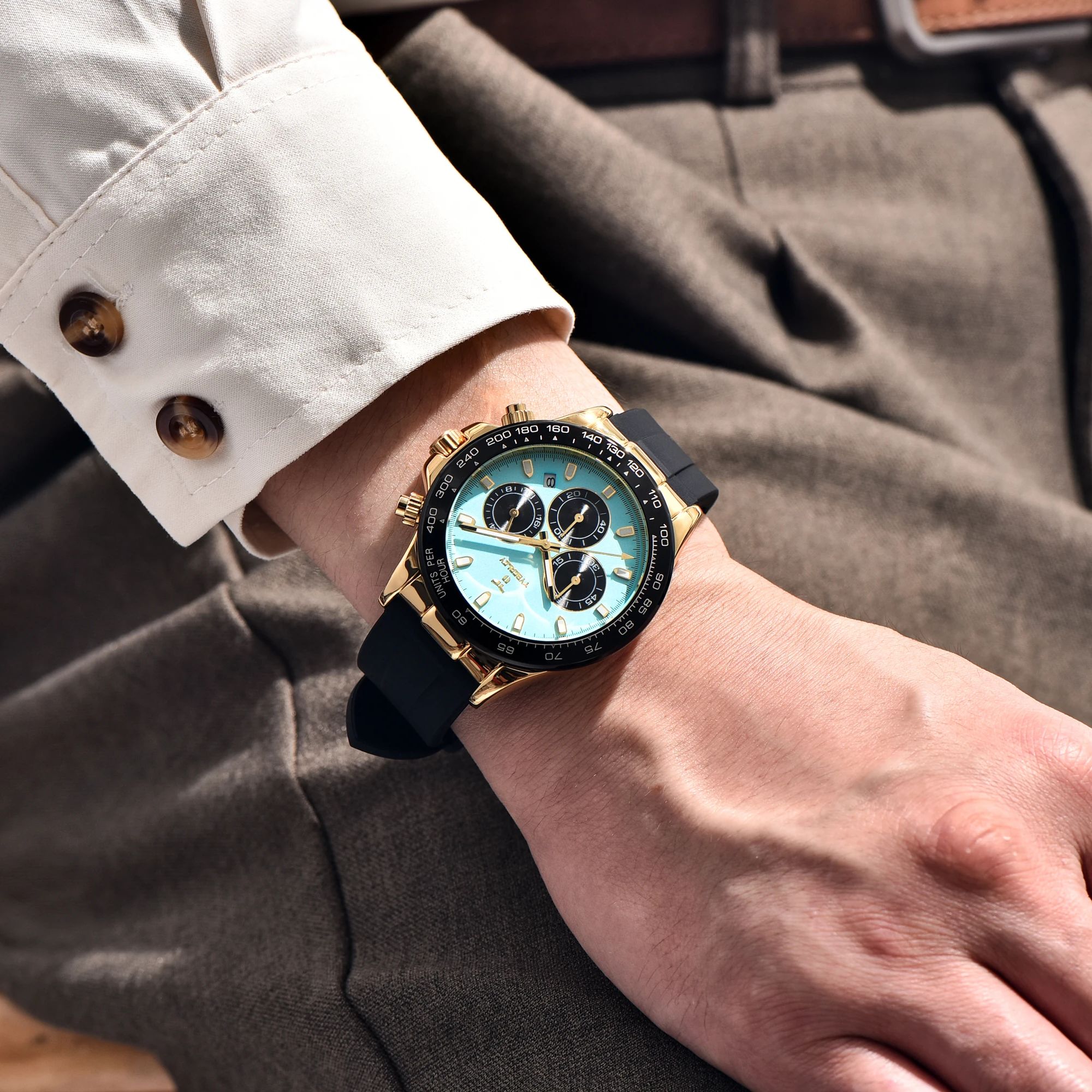TYBERLEY Sophisticated Eleganc - Rubber Strap Diver 评论和价格