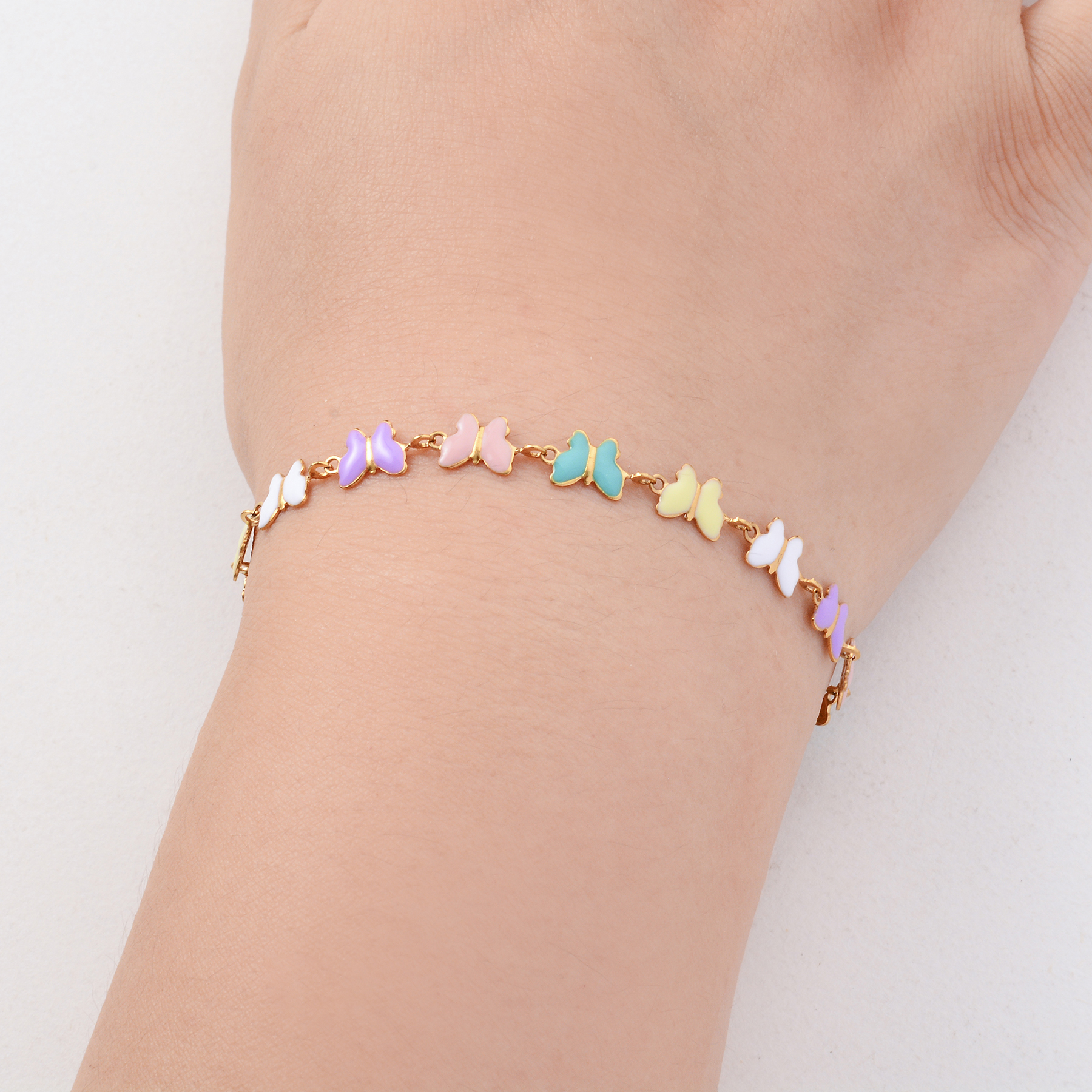 1Pcs Stainless Steel For Women - Butterfly Clasp Deployant 评论和价格