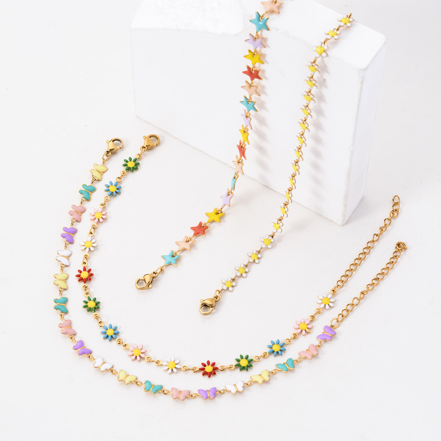 1Pcs Stainless Steel For Women - Butterfly Clasp Deployant 评论和价格