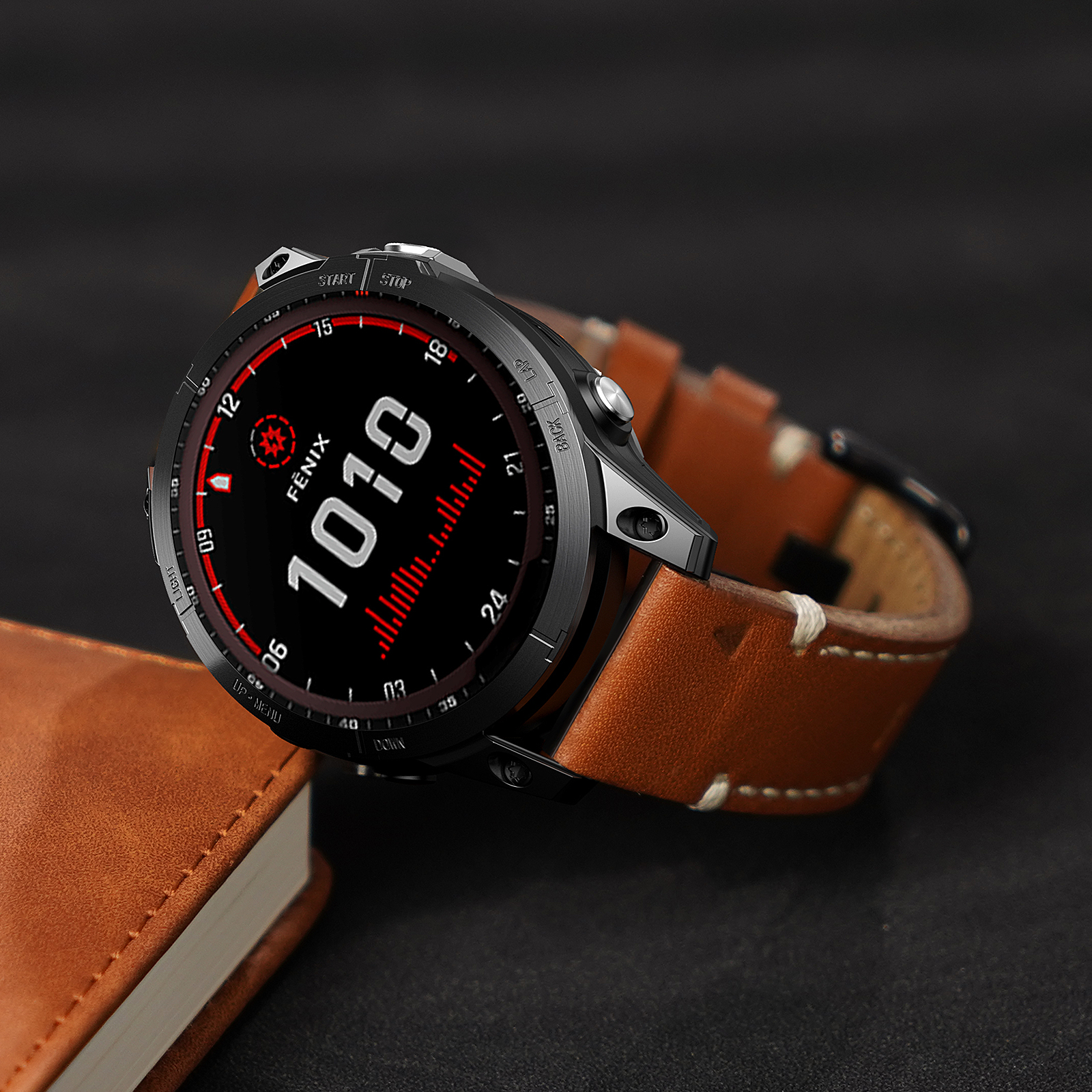 22 26mm Genuine Leather Strap  - Leather Strap Quick Release 评论和价格