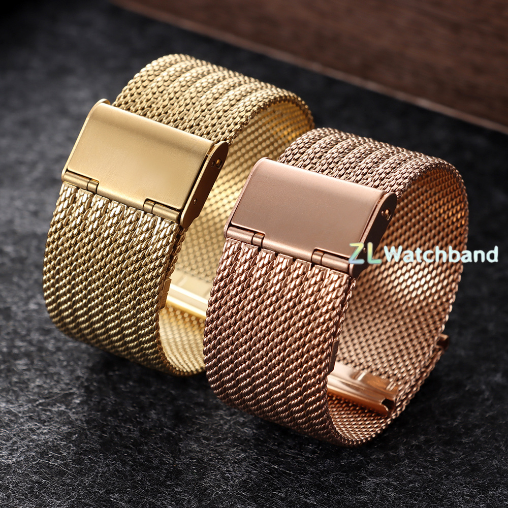 Stainless Steel 0.6 Mesh Watch - Mesh Strap Metal 评论和价格