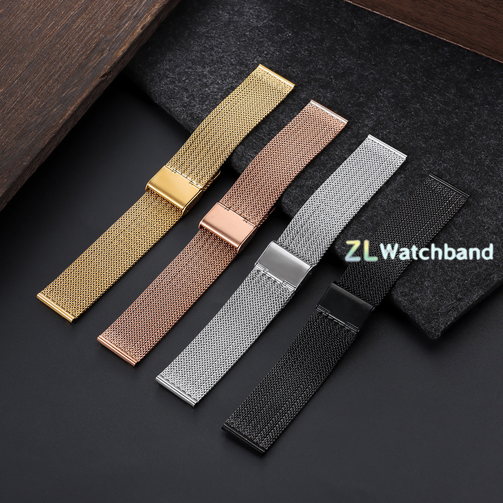Stainless Steel 0.6 Mesh Watch - Mesh Strap Metal 评论和价格