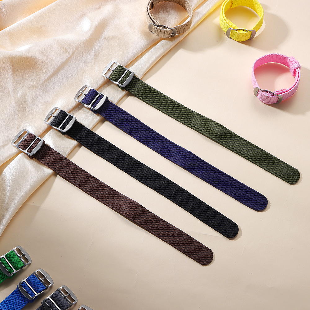 Nylon Woven Canvas Watch Band  - Perlon Strap Woven 评论和价格