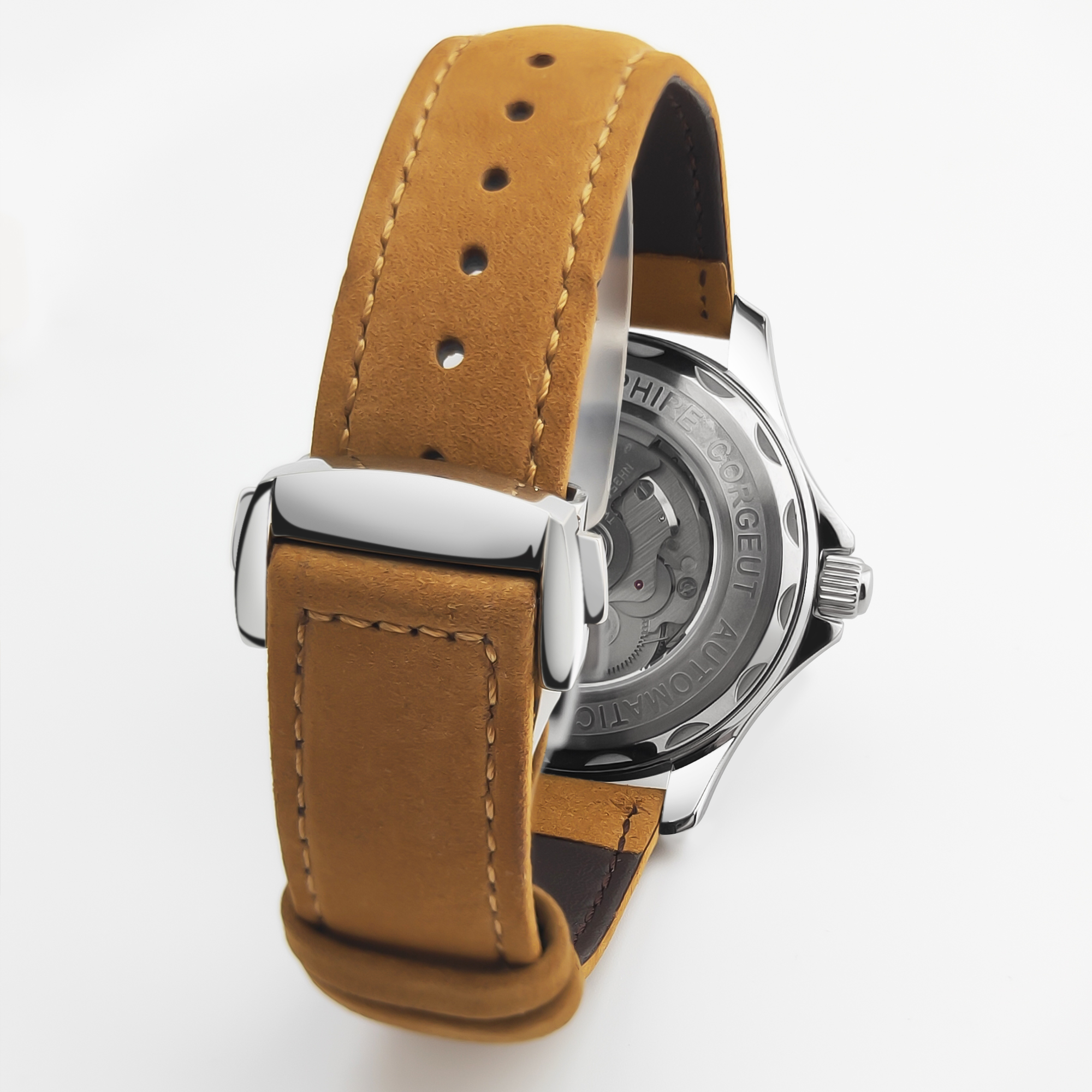 CUSTOM Logo Sapphire Glass Aut - Stainless Bracelet Diver 评论和价格