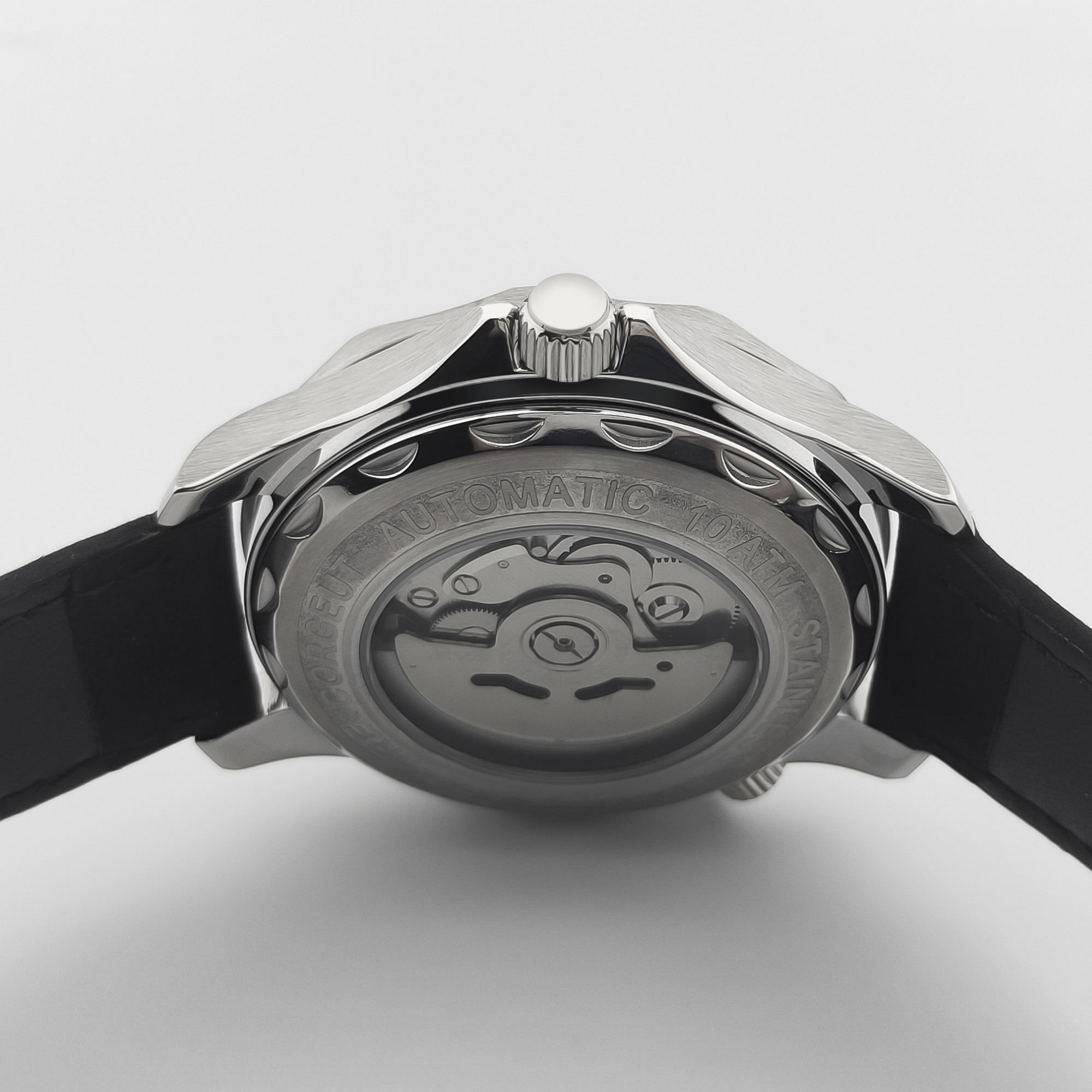 CUSTOM Logo Sapphire Glass Aut - Stainless Bracelet Diver 评论和价格